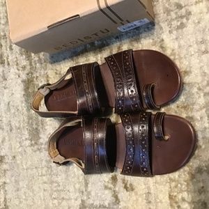Women’s Bed Stu sandals Rosalyn Teak Rustic Sz 10